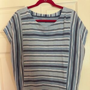 Lands end Striped Women's knit Top, size 14-16